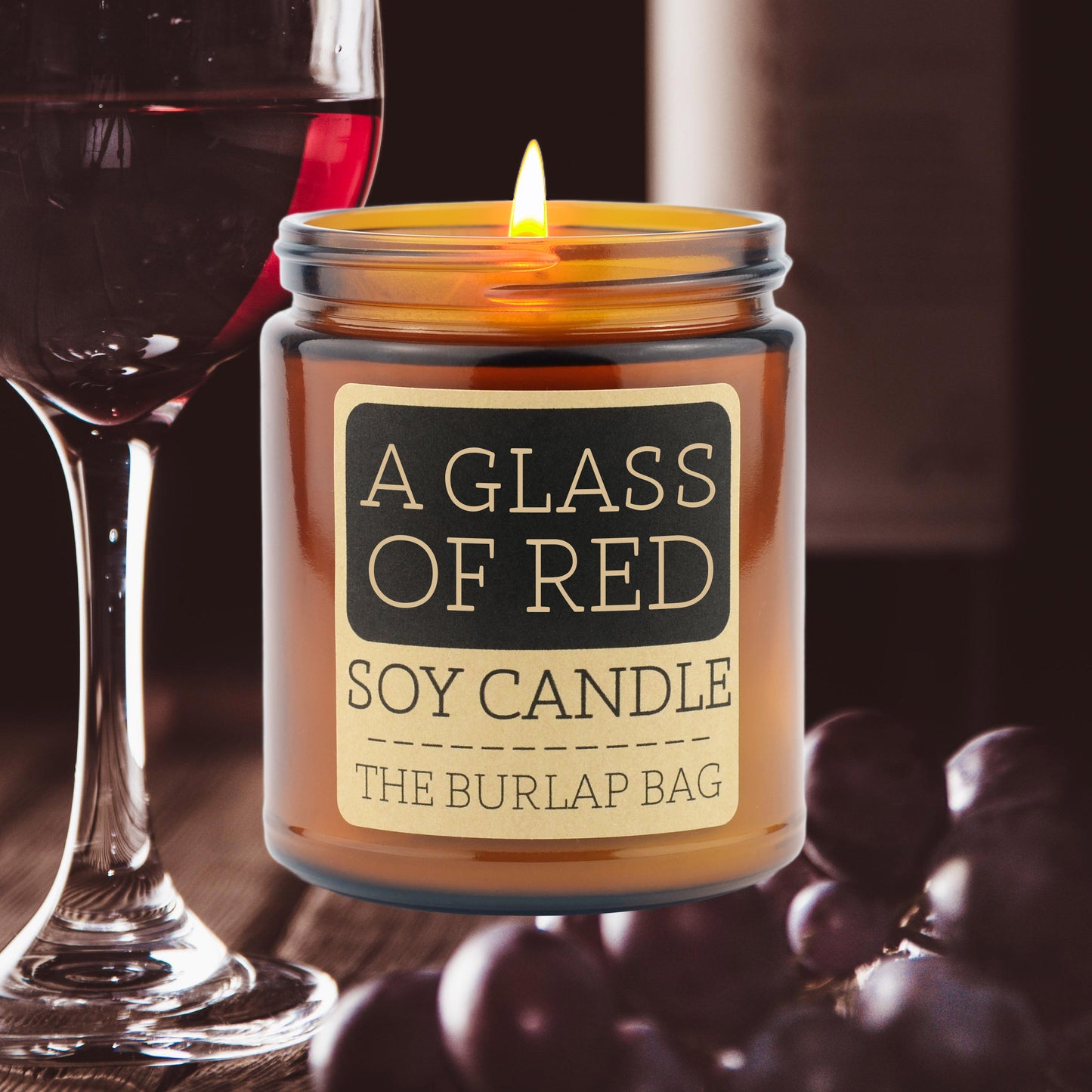 A Glass of Red - Soy Candle 9oz