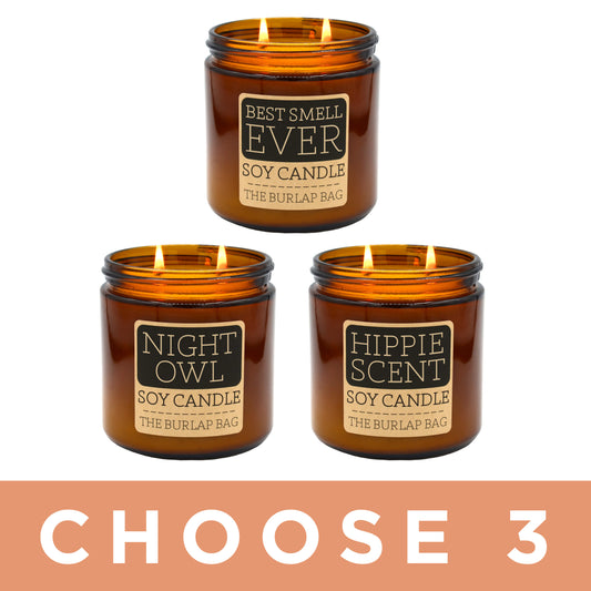 Classic 3-pack - Large Soy Candles 16oz