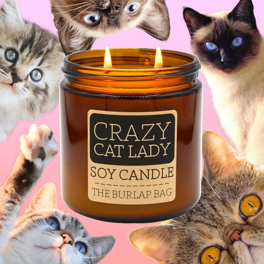 Crazy Cat Lady - Large Soy Candle 16oz