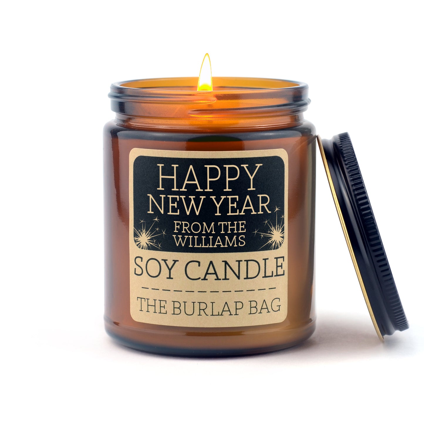 Custom - Happy New Year from the _______ - Soy Candle 9oz