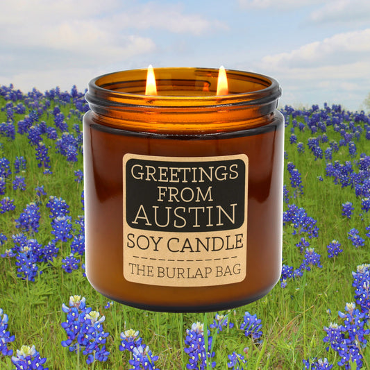 Greetings From Austin - Large Soy Candle 16oz