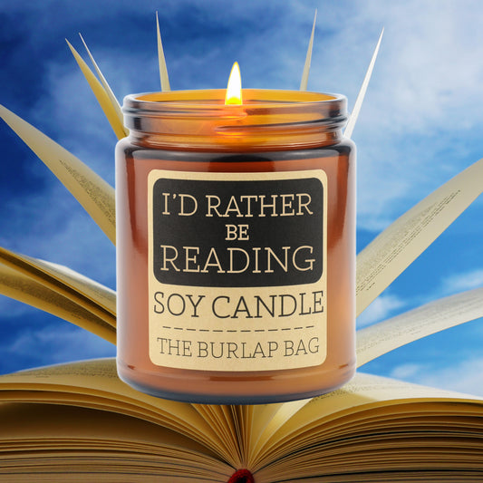 I'd Rather be Reading - Soy Candle 9oz