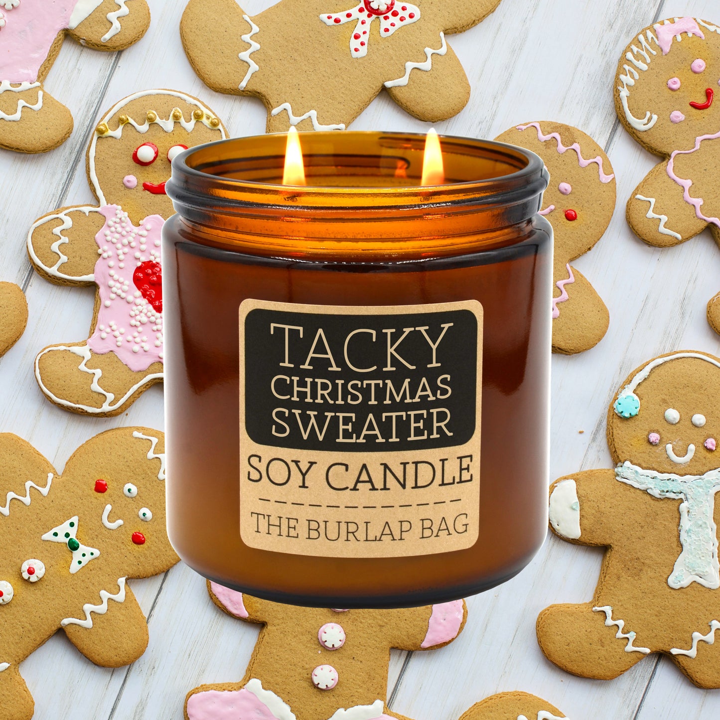 Tacky Christmas Sweater - Large Soy Candle 16oz