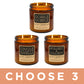 Fall & Holidays 3-pack - Large Soy Candles 16oz