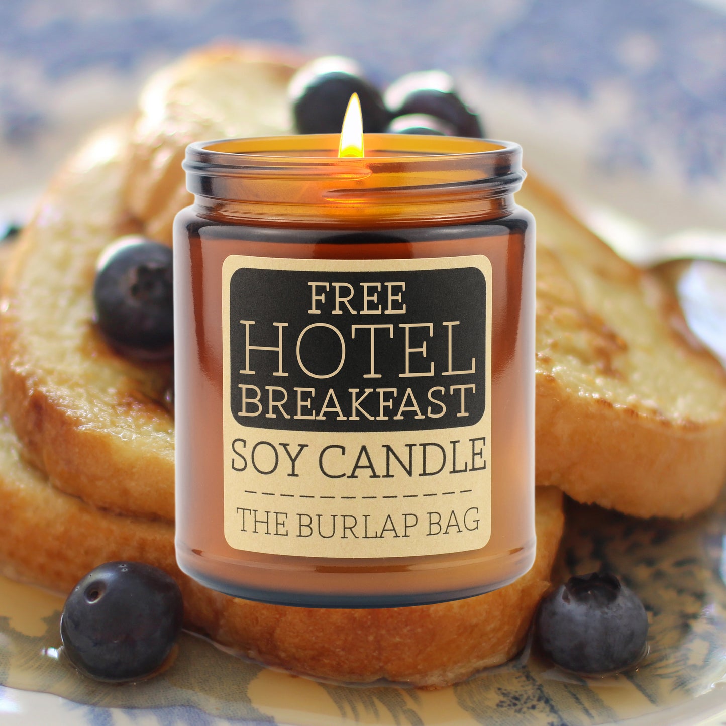 Free Hotel Breakfast - Soy Candle 9oz