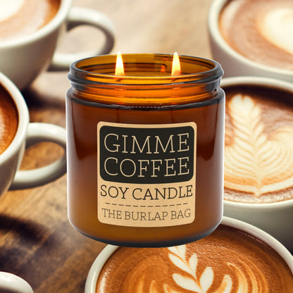 Gimme Coffee - Large Soy Candle 16oz