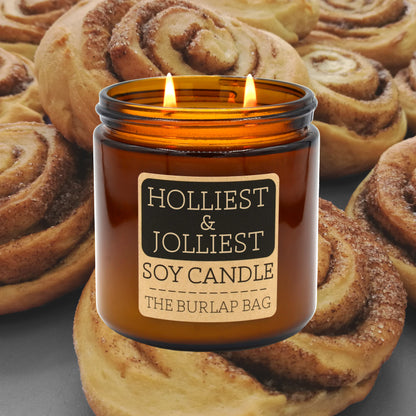 Holliest And Jolliest - Large Soy Candle 16oz