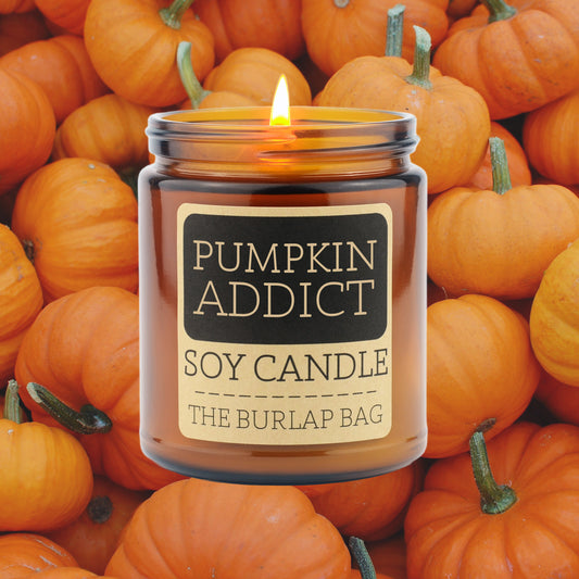 Pumpkin Addict - Soy Candle 9oz