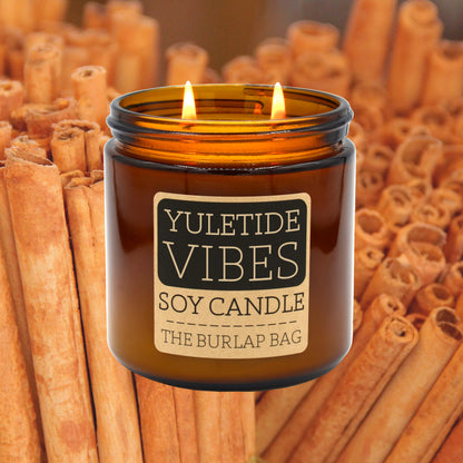 Yuletide Vibes - Large Soy Candle 16oz