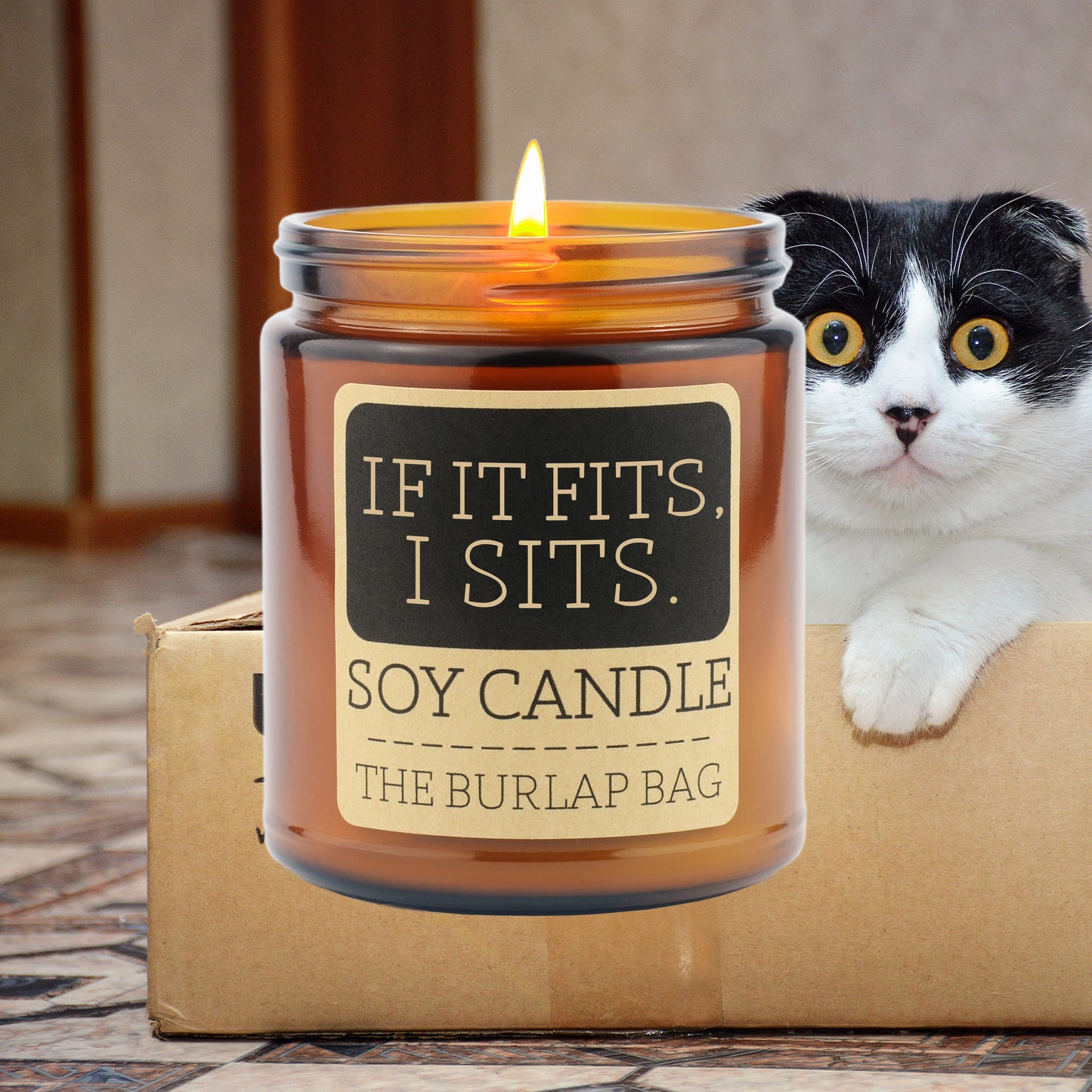 If it fits, I sits - Soy Candle 9oz