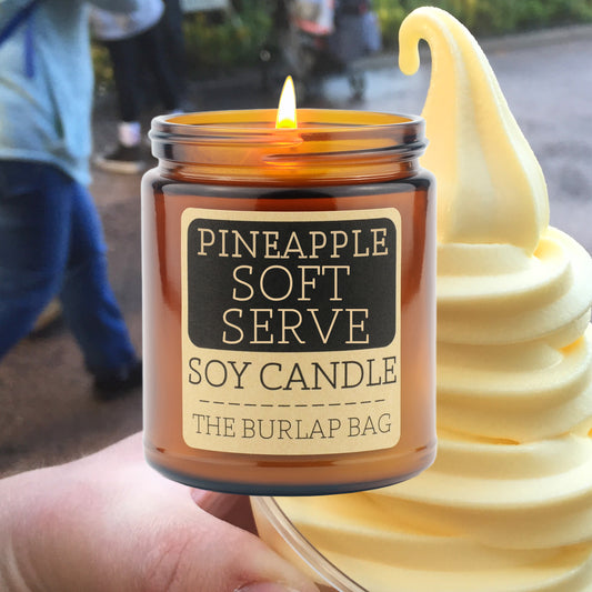 Pineapple Soft Serve - Soy Candle 9oz